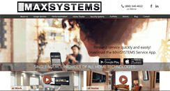 Desktop Screenshot of maxsystemsla.com